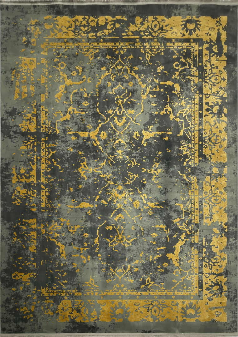 Ковер TEHRAN 2533 COAL GRAY/GOLDEN в строительном магазине