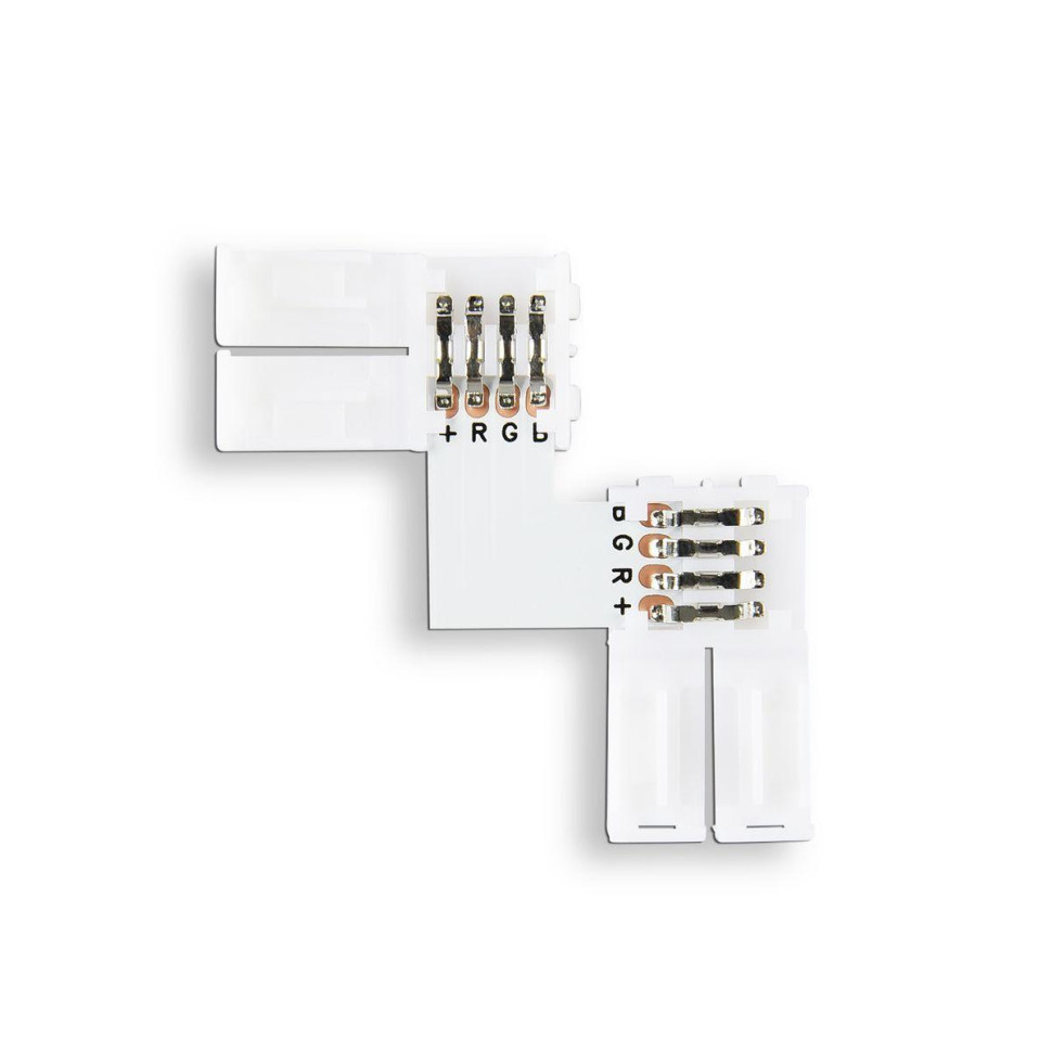 Коннектор L-образный Ambrella Illumination LED Strip для светодиодной ленты 5050 (10шт) GS6701 в строительном магазине