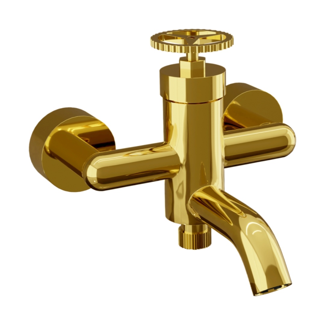 Смеситель для ванны Remer Chrono CH05DO, золото глянцевое в строительном магазине