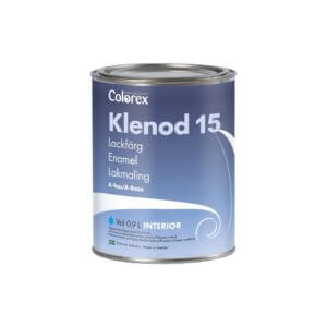 Эмаль для внутренних работ Klenod 15 (Colorex) универсальная полуматовая 0,9л в строительном магазине