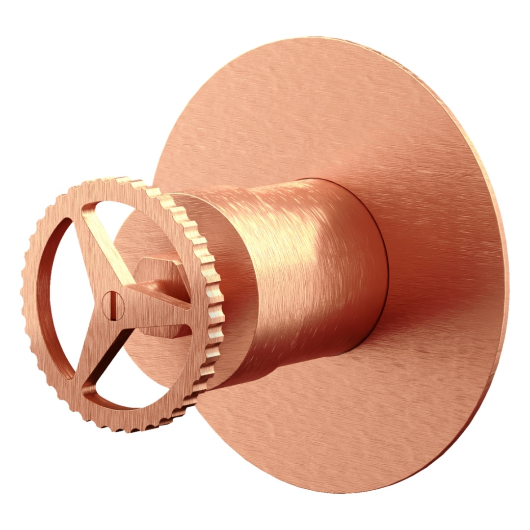 Смеситель для душа Remer Chrono CH30LRP, медь брашированная в строительном магазине