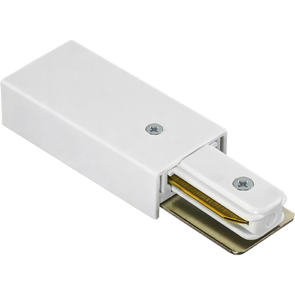 502116 Питание боковое трековое однофазное BARRA БЕЛЫЙ в строительном магазине