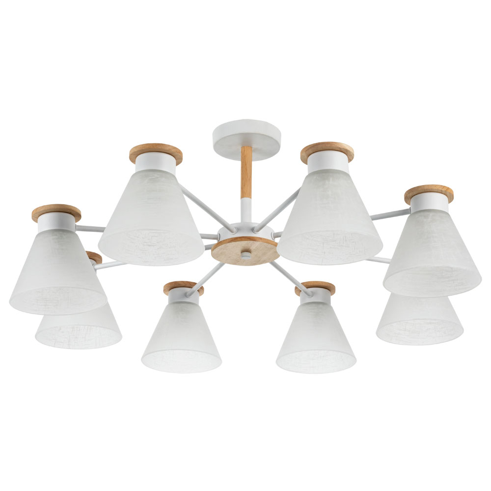 Потолочная люстра Arte Lamp TYLER A1031PL-8WH в строительном магазине