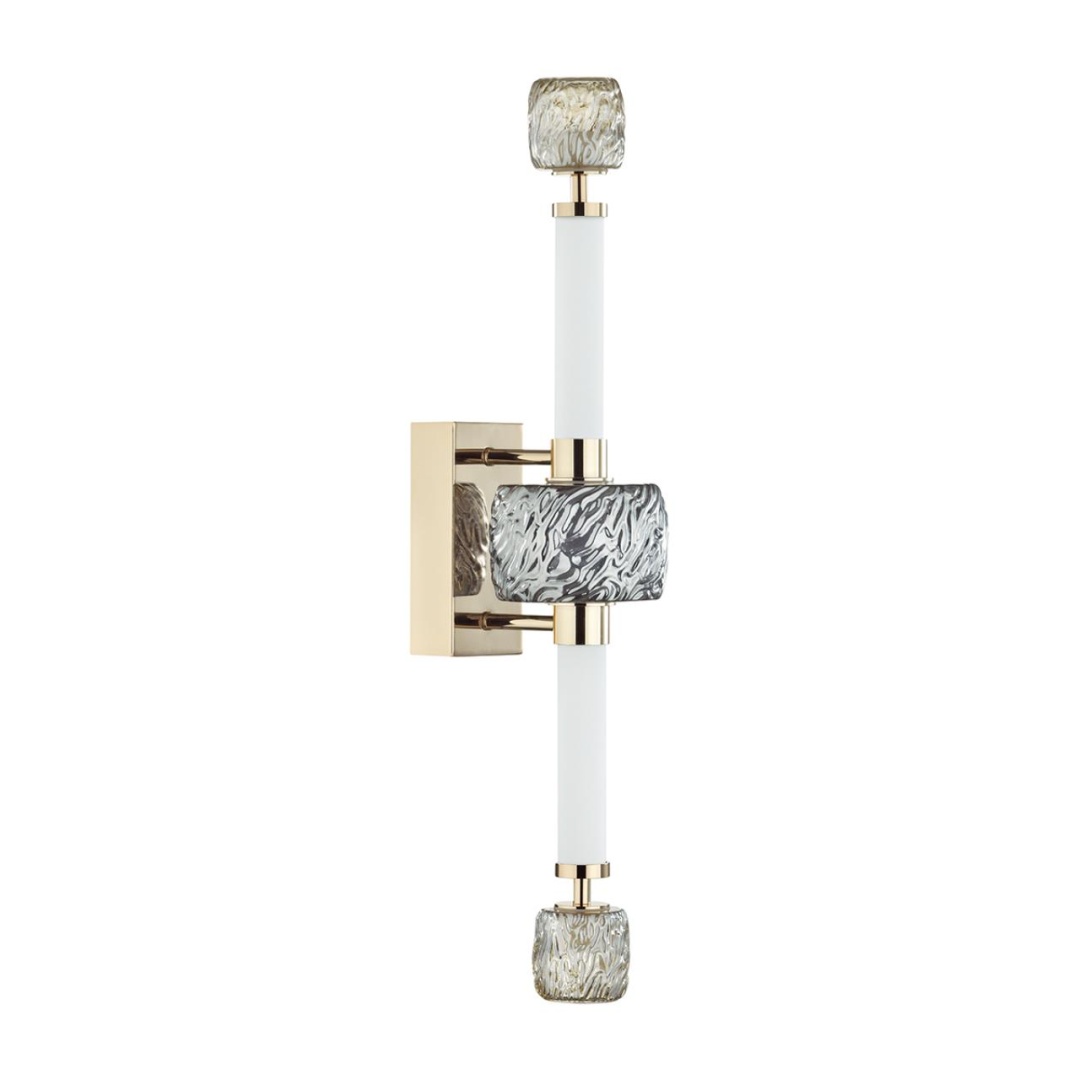 5426/28WL L-VISION ODL_EX24 131 золотой/белый/дымчатый/коньячный/металл/стекло/акрил Бра LED 28W 3000K KLIFF в строительном магазине
