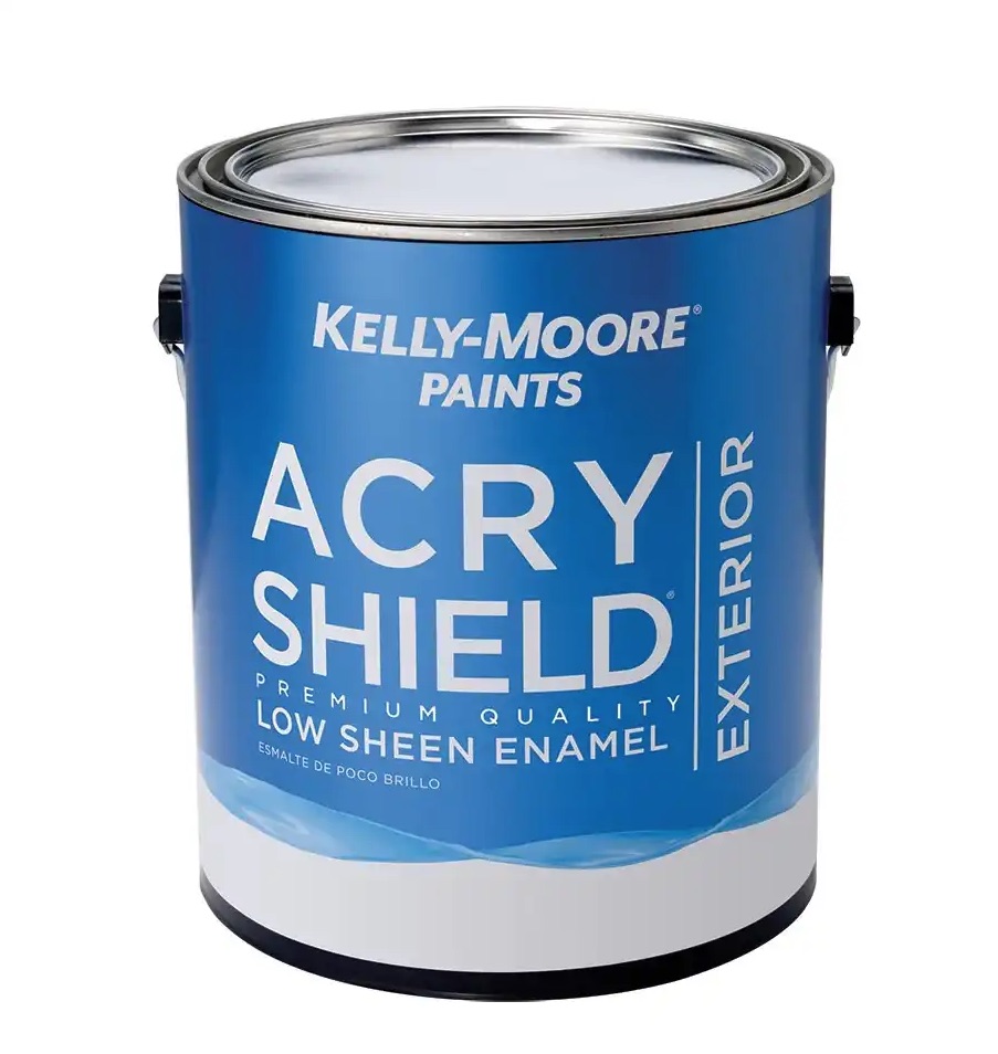 Краска фасадная Kelly-Moore Acryshield Exterior ультраматовая 3,8л в строительном магазине