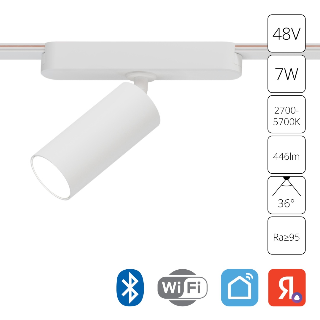 Магнитный трековый светильник Arte Lamp RAPID SMART A2956PL-1WH в строительном магазине