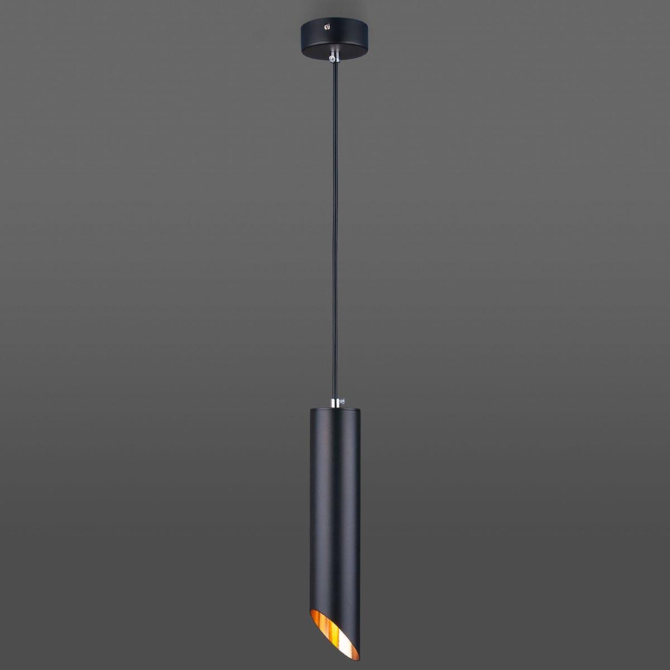 Подвесной светильник Eurosvet 7011 MR16 BK/GD черный/золото в строительном магазине