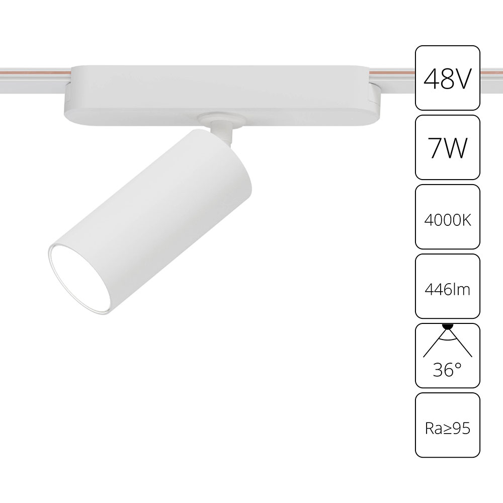 Магнитный трековый светильник Arte Lamp RAPID A6156PL-1WH в строительном магазине