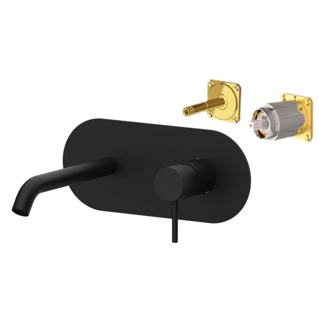 Смеситель для раковины Remer X Style X15KBNO, черный матовый в строительном магазине