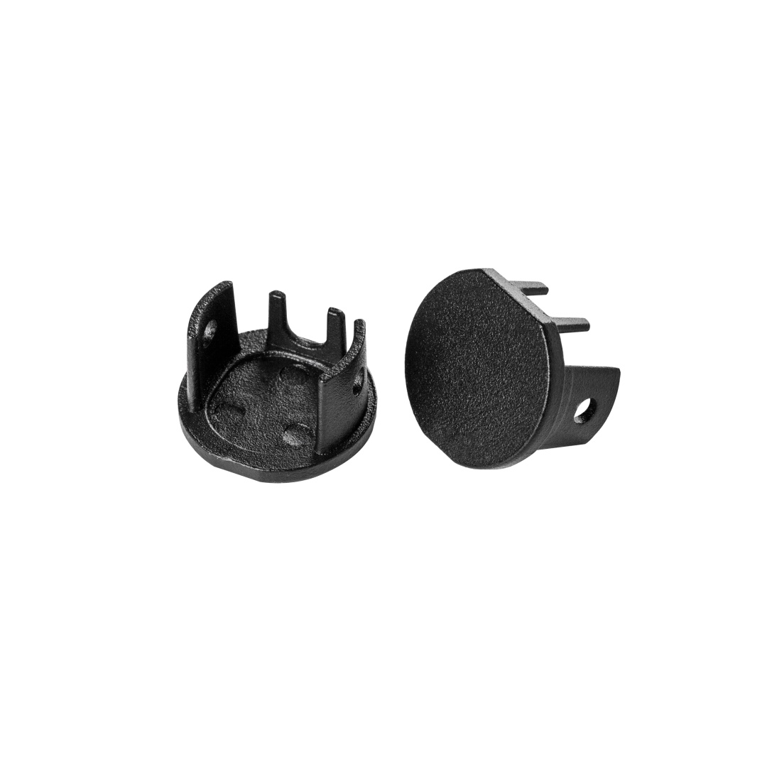 506467 Заглушка концевая к треку 5064хх (2 шт) тип D LINEA ЧЕРНЫЙ в строительном магазине