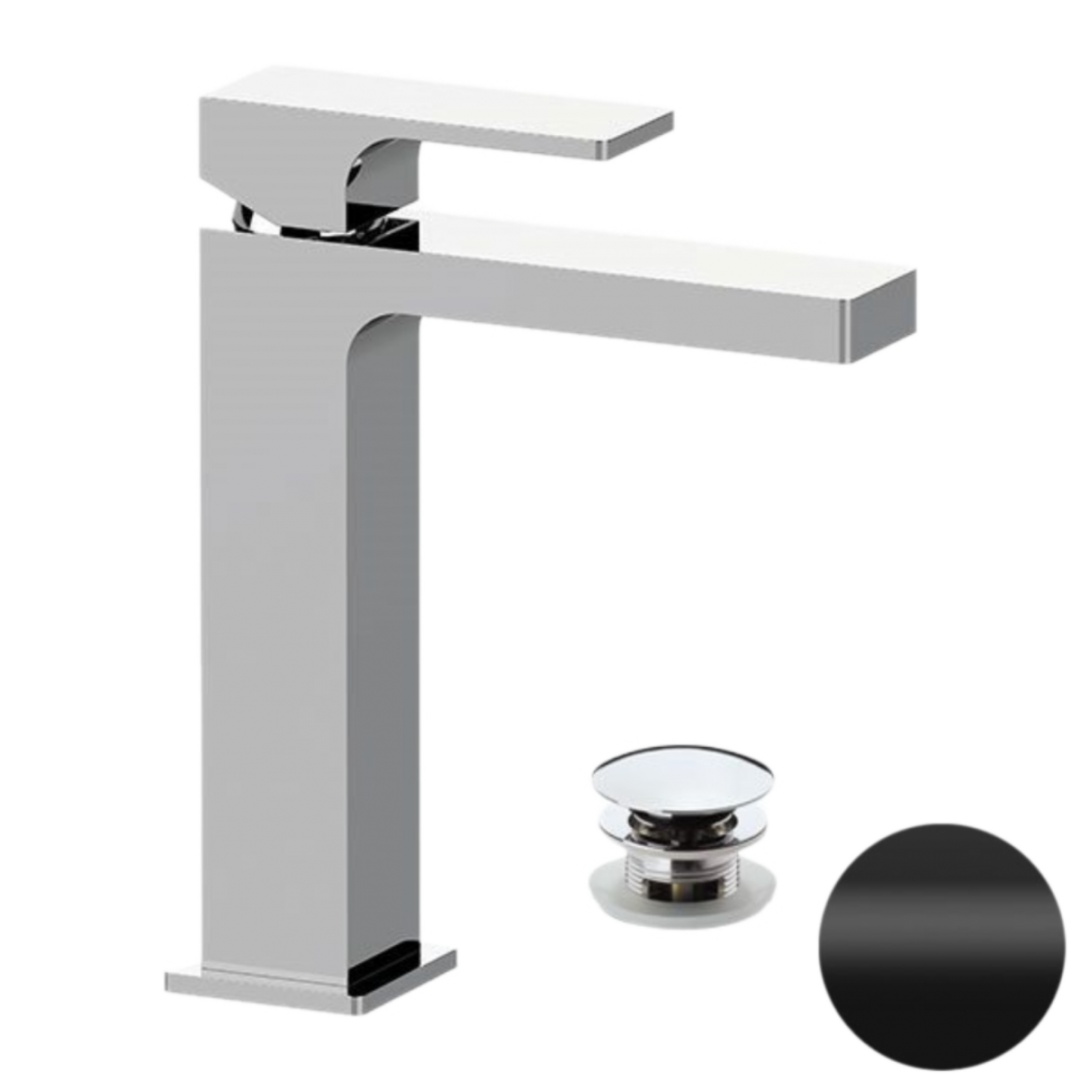 Смеситель для раковины Remer Absolute AU10ACCNO, черный матовый в строительном магазине