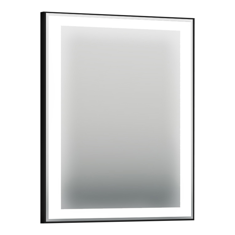 Зеркало ORKA Lisbon TR3001 65x75 c LED подсветкой, черный матовый в строительном магазине