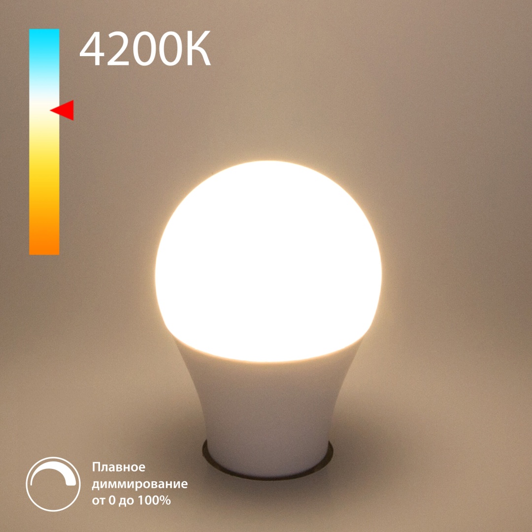 Светодиодная лампа Dimmable А60 9W 4200K E27 BLE2777 в строительном магазине