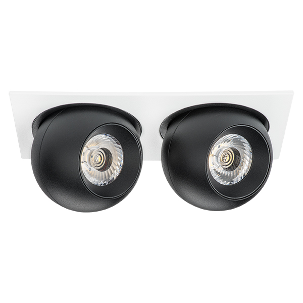 i5267272 Светильник INTERO LED 9W*2 850LM*2 24G БЕЛЫЙ/ЧЕРНЫЙ 3000K (217526+217072+217072) в строительном магазине