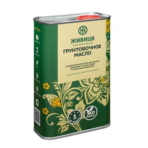 Грунтовочное масло Живица для дерева. Антисептик. 2л