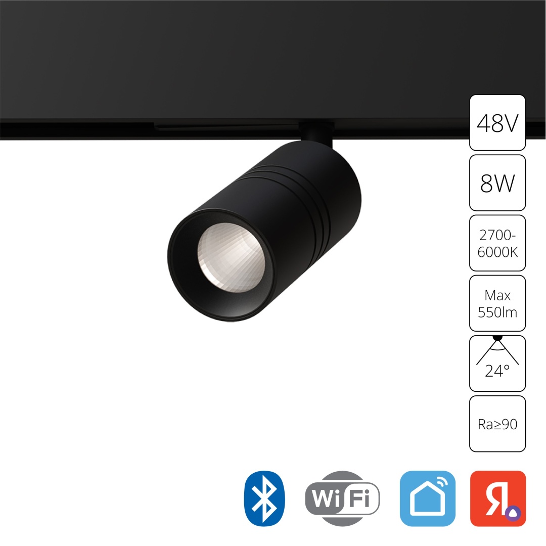 Магнитный трековый светильник Arte Lamp EXPERT SMART A5740PL-1BK в строительном магазине
