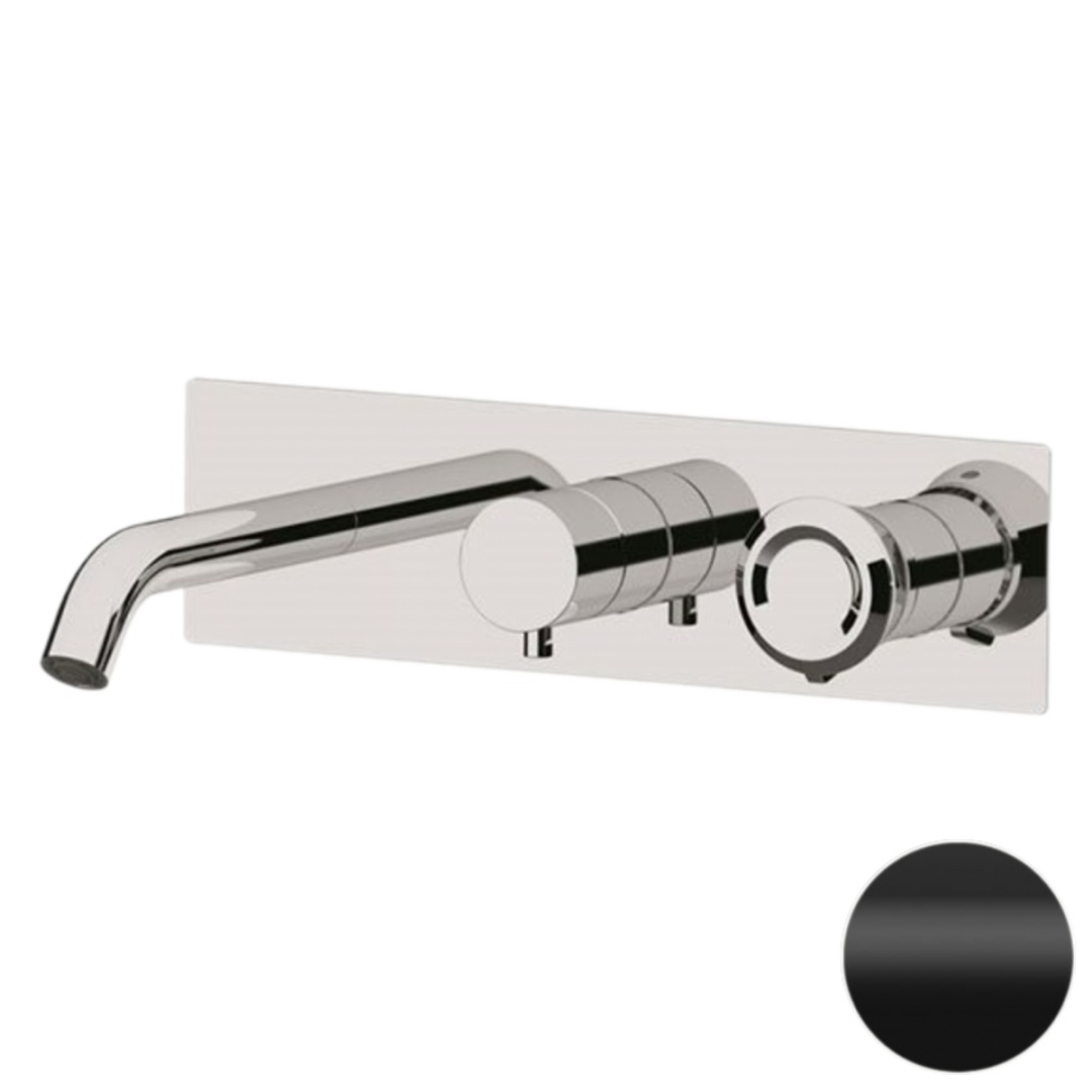 Смеситель для ванны Remer Element ET54D2NO, черный матовый в строительном магазине