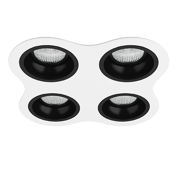 D64607070707 Светильник DOMINO ROUND МR16 (214646+214607+214607+214607+214607) в строительном магазине