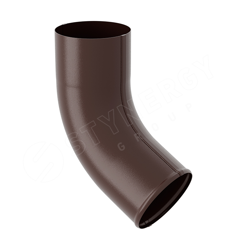 Колено стока Stynergy ПРЕМИУМ PU 125/90 RAL 8017