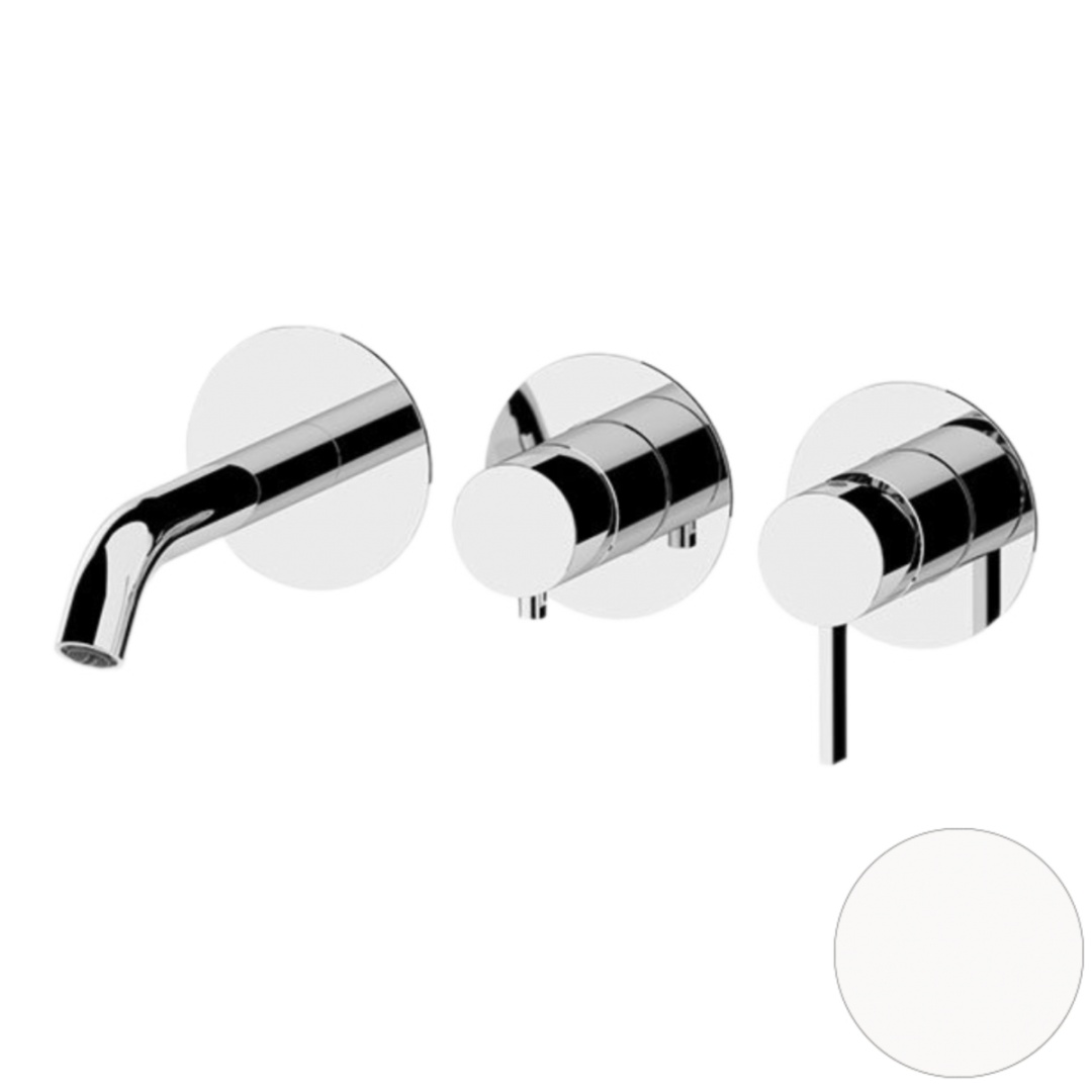 Смеситель для ванны Remer Metrica MC54D2PBO, белый матовый в строительном магазине