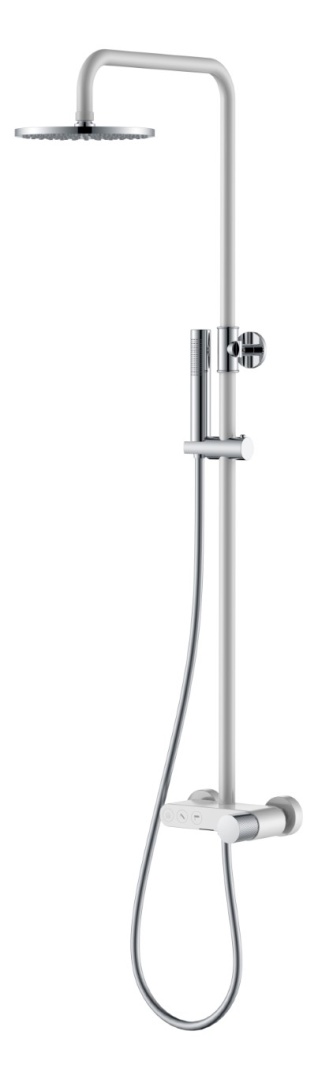 Душевая система Boheme STICK WHITE DIAMOND CHROME 128-WCR.2 в строительном магазине