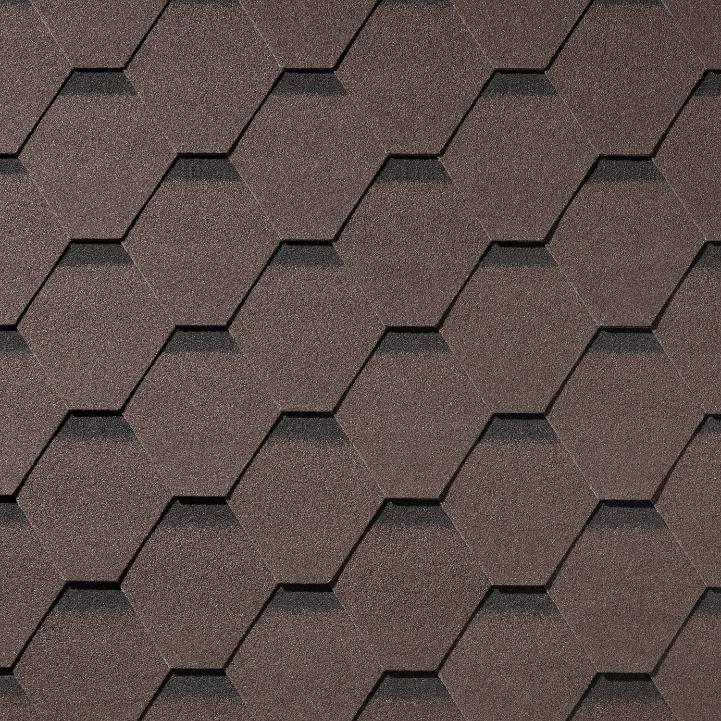 Гибкая черепица Quiet Tile Shadow Темное дерево