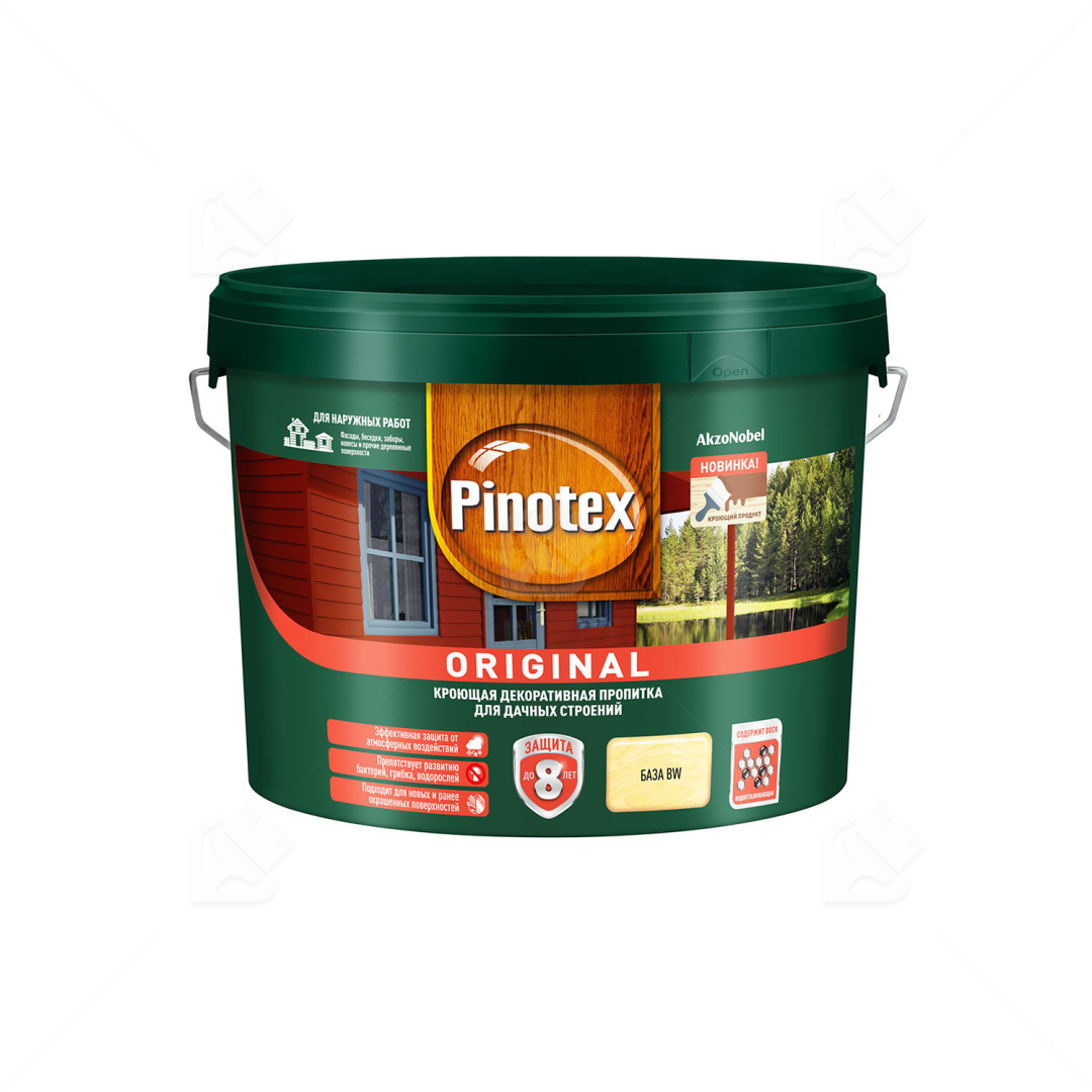 Пропитка Pinotex Original база BW защита дерева 9 л.