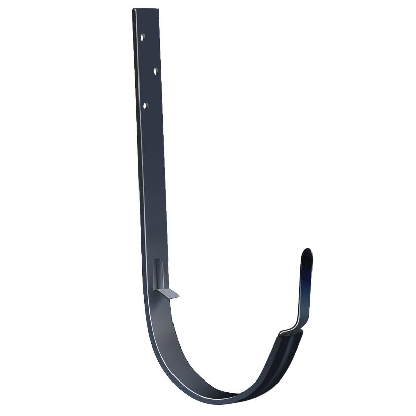 Кронштейн желоба металл для ПВХ Grand Line Стандарт графит