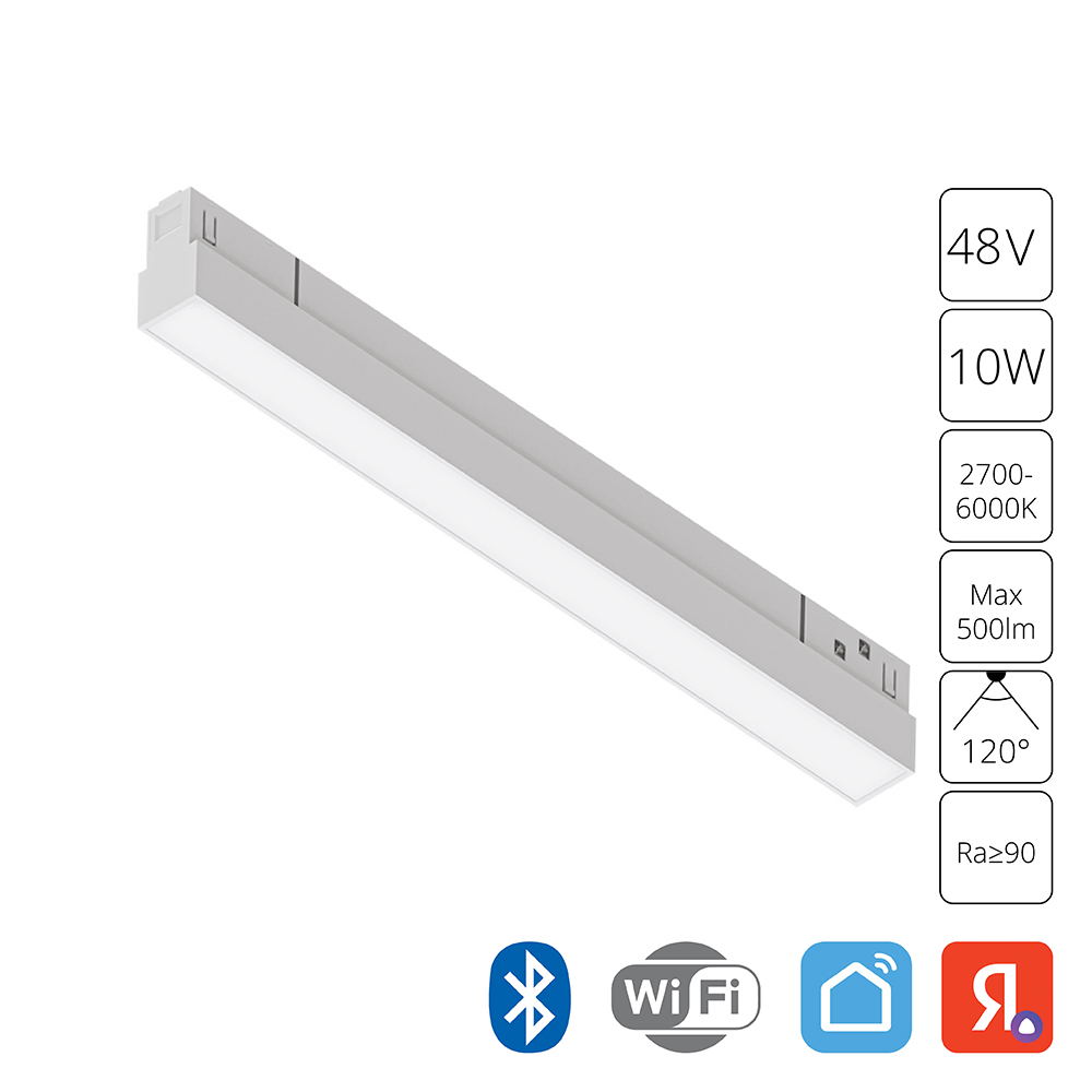 Магнитный трековый светильник Arte Lamp LINEA A4692PL-1WH в строительном магазине