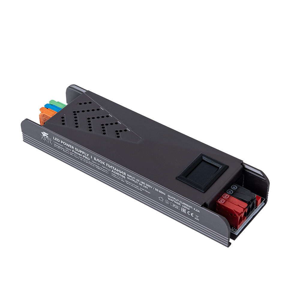 Блок питания 24В 100Вт 4.2А Arte lamp PRO A240105N в строительном магазине