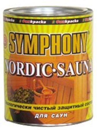 Защитный состав Nordic-Sauna Simphony (Нордик-Сауна Симфония) для бань и саун 9л в строительном магазине