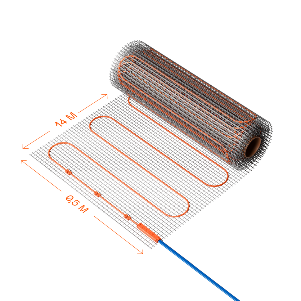 Нагревательный мат VLT01-150-7.0 в строительном магазине