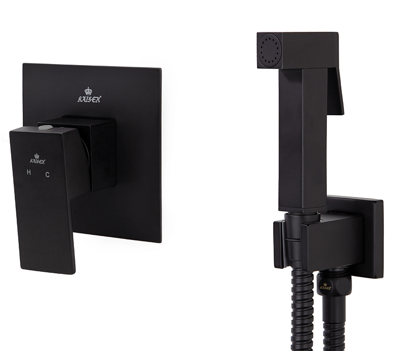 Гигиенический душ Kaiser Sonat 34377-2 скрытый монтаж черный матовый в строительном магазине