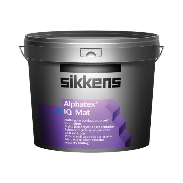 Краска Сикенс Альфатекс I.Q. акриловая (Sikkens Alphatex IQ) 10л в строительном магазине