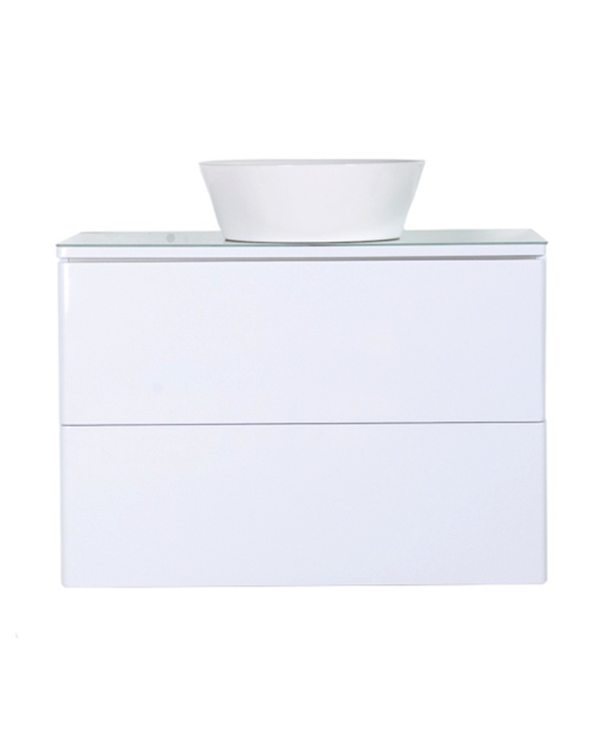 Тумба с раковиной Orange Otto Ot-75TuGLASS+B08-360W подвесная в строительном магазине