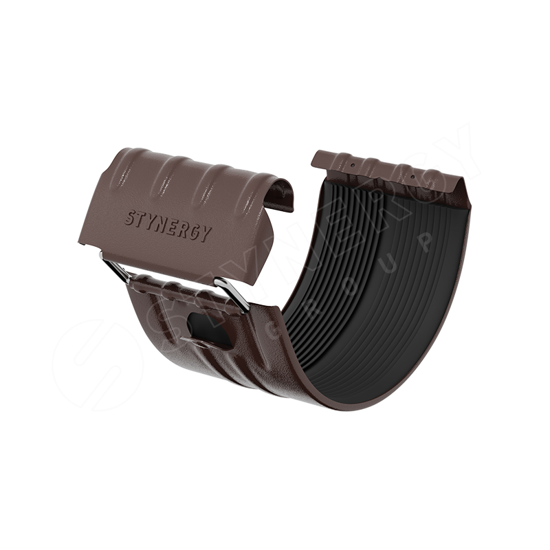 Соединитель желоба Stynergy ПРЕМИУМ PU 125/90 RAL 8017