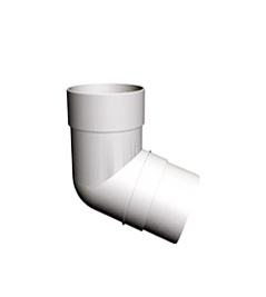 Колено 72 гр Docke Premium ПВХ Пломбир