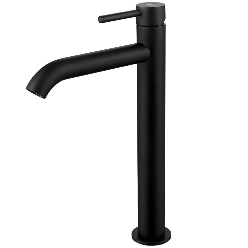 Смеситель ABBER Wasser Kreis AF8111B для накладной раковины, черный матовый в строительном магазине