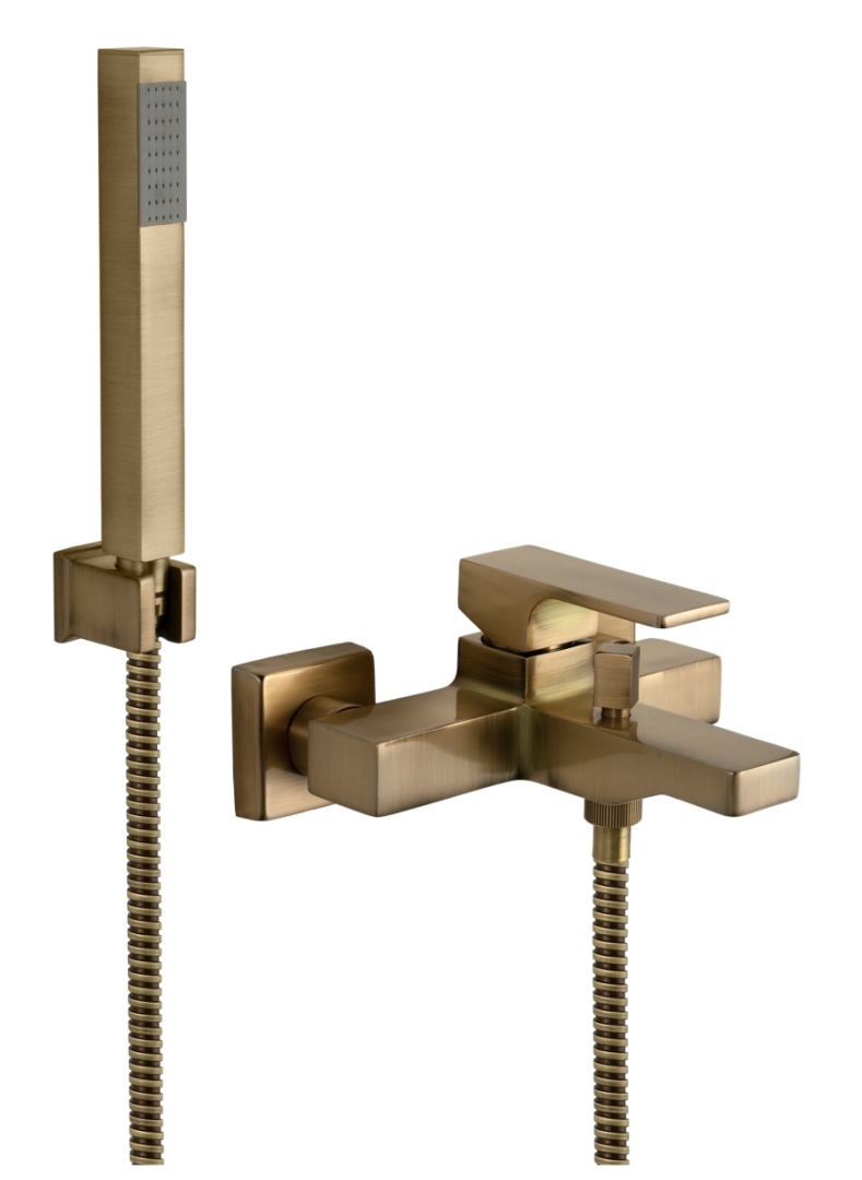 Смеситель для ванны Remer Absolute AU02VO, состаренная латунь в строительном магазине