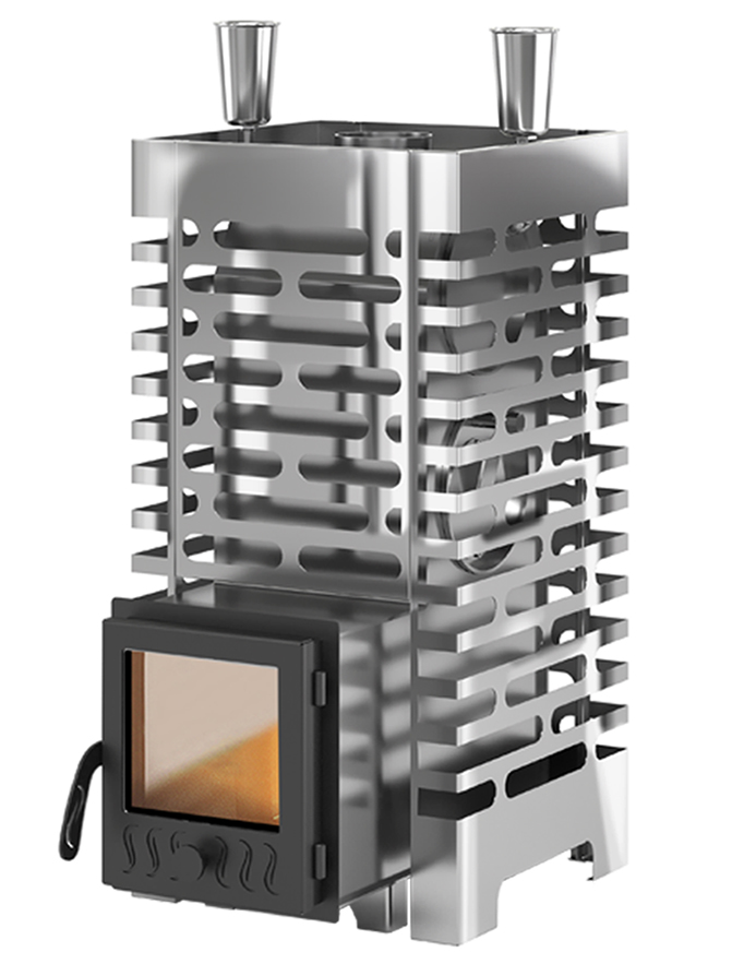 Печь для бани ASTON 20 INOX стекло в строительном магазине