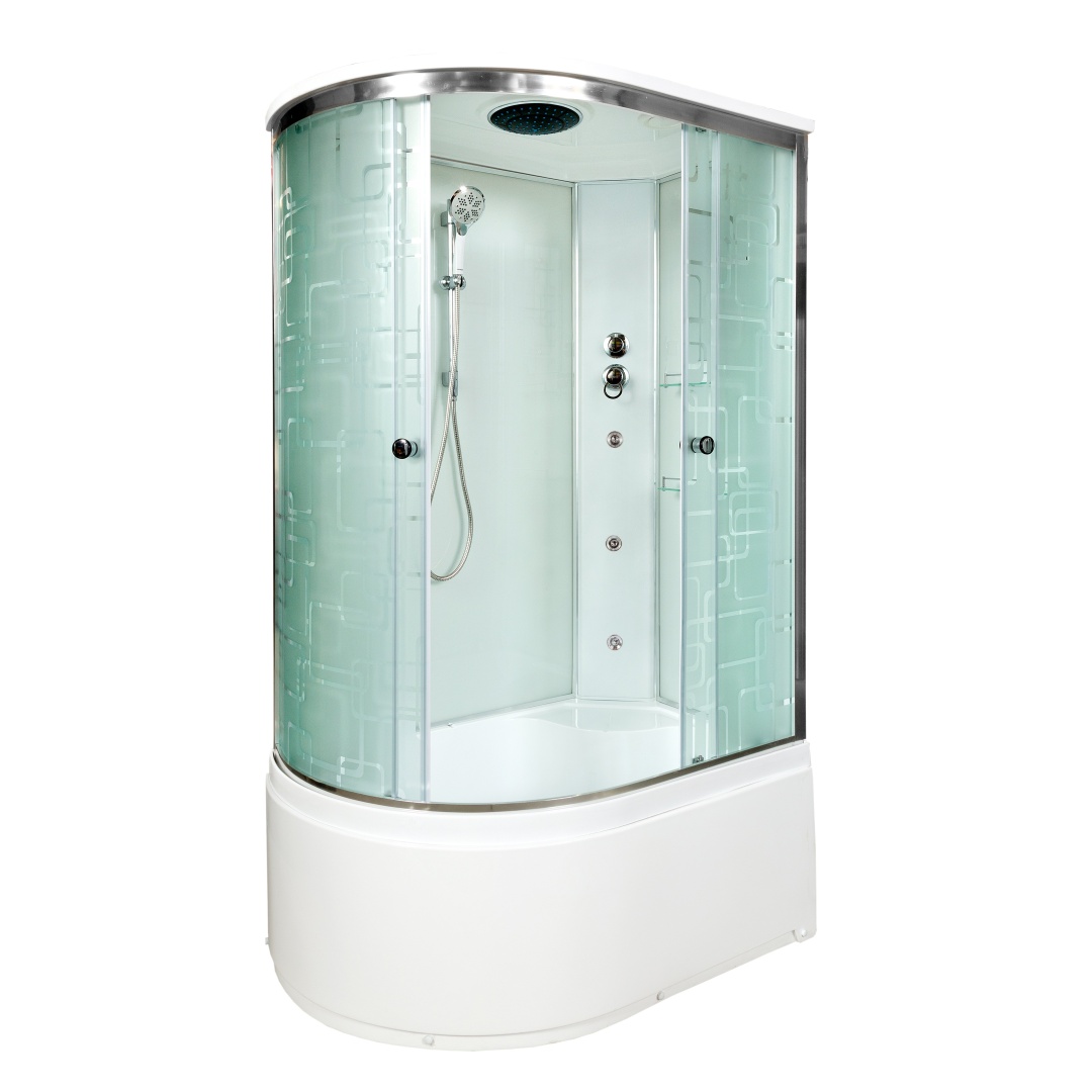 Душевая кабина Deto EM4512 R с гидромассажем в строительном магазине