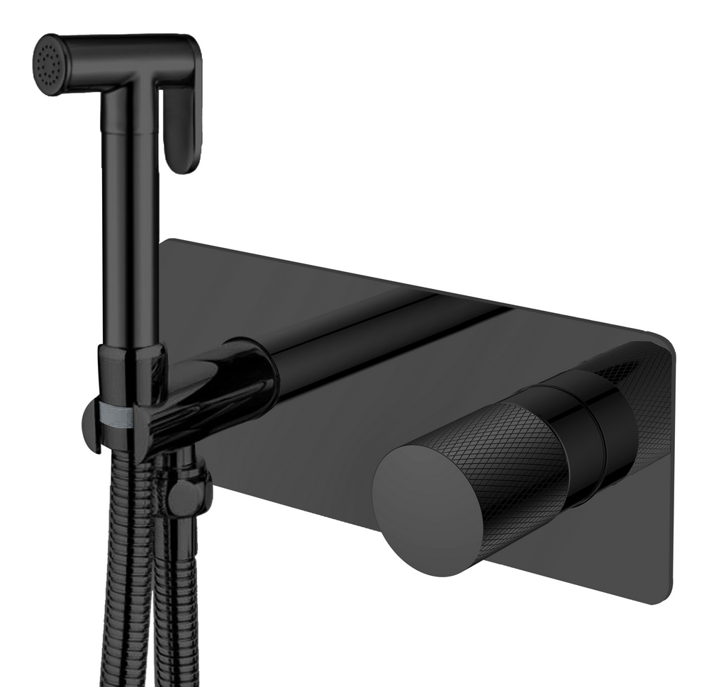 Гигиенический душ Boheme STICK 127-BB.2 BLACK TOUCH BLACK в строительном магазине