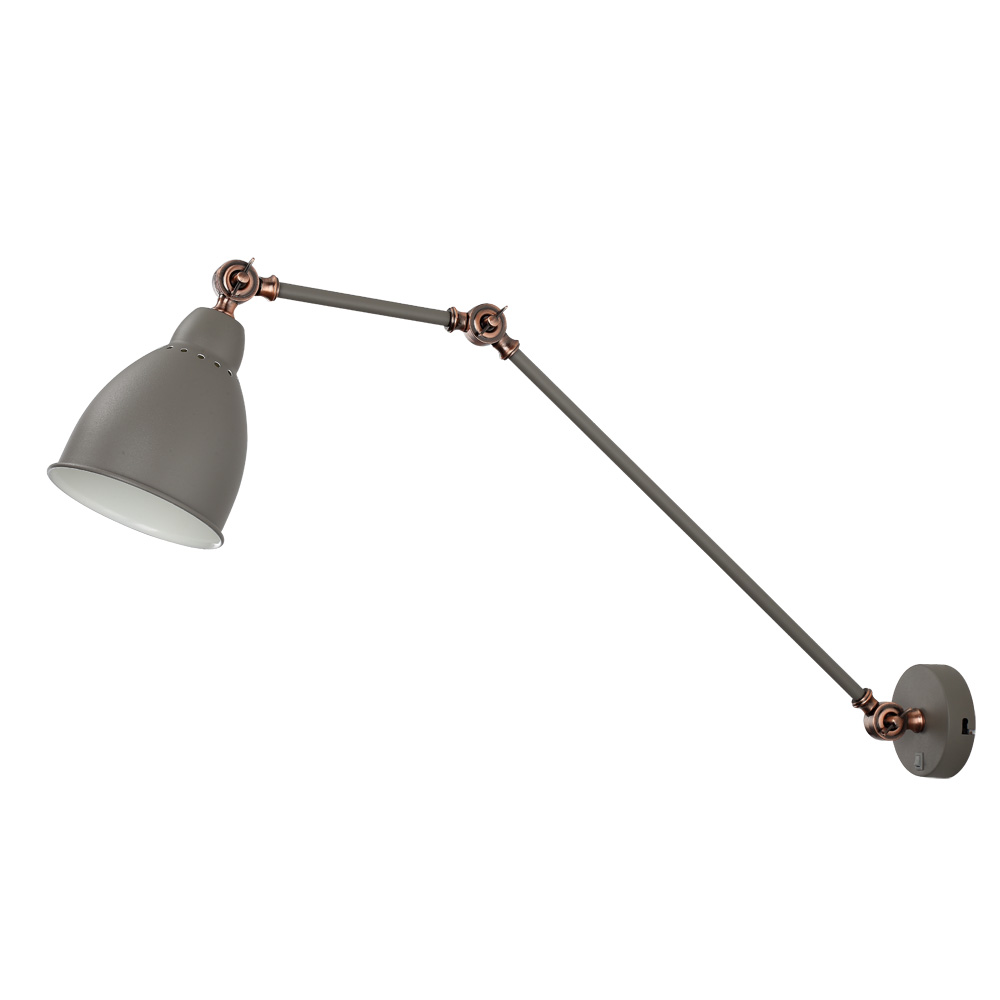 Бра Arte Lamp BRACCIO A2055AP-1GY в строительном магазине