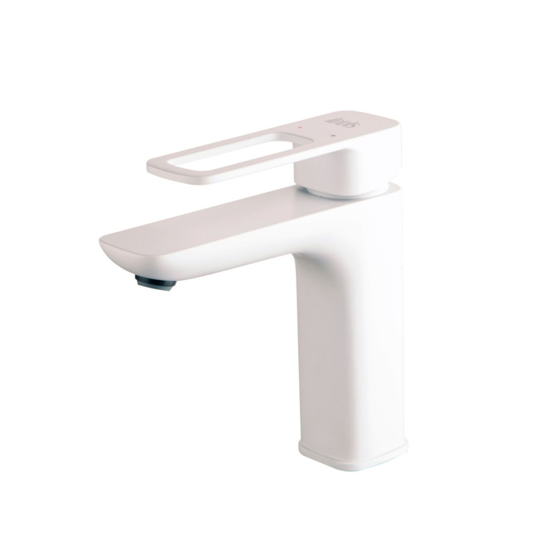 Смеситель для умывальника белый матовый IDDIS Slide (SLIWT00i01) в строительном магазине