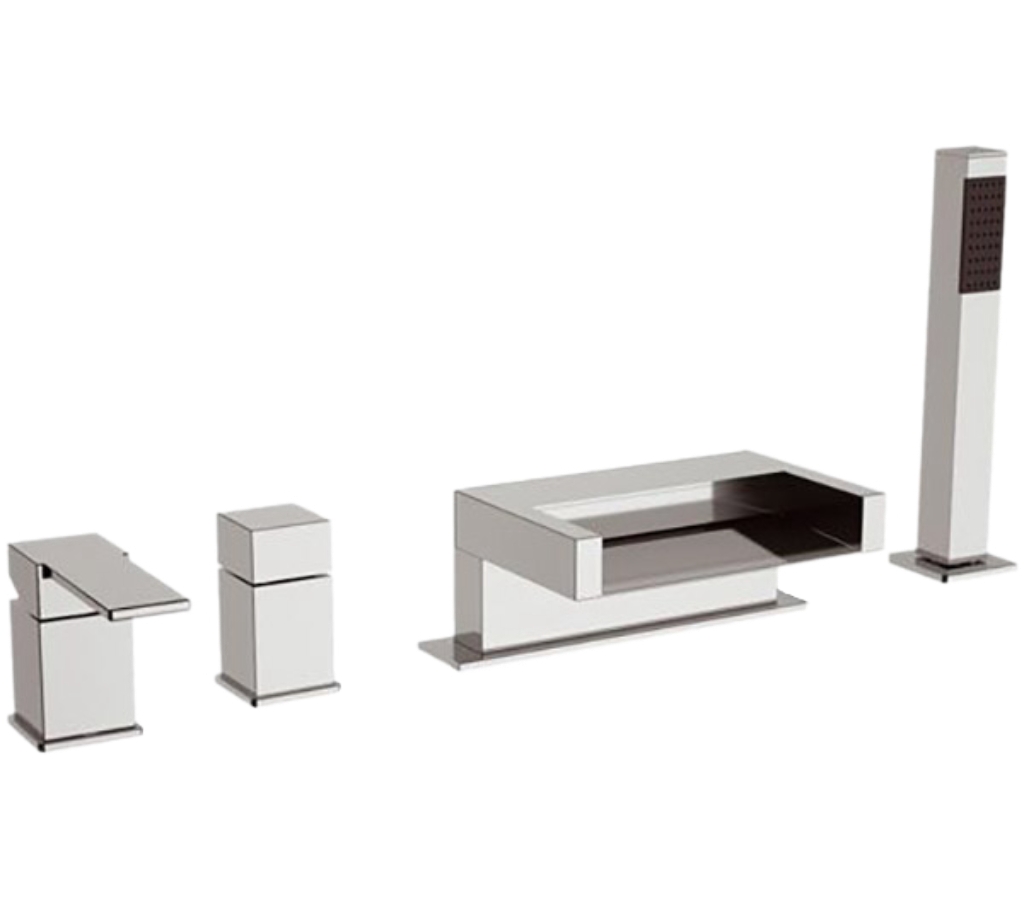 Смеситель для ванны Remer Qubika Cascata QC06 в строительном магазине