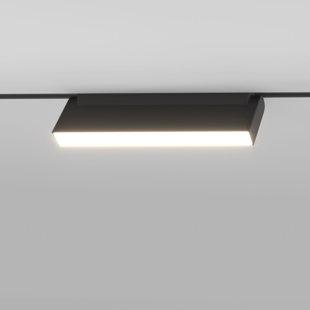 Трековый светильник 12W 4200K Kos чёрный Slim Magnetic 85085/01 в строительном магазине