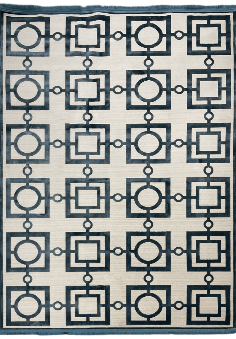 Ковер MONACO 1025 YELLOW CREAM/BLUE в строительном магазине