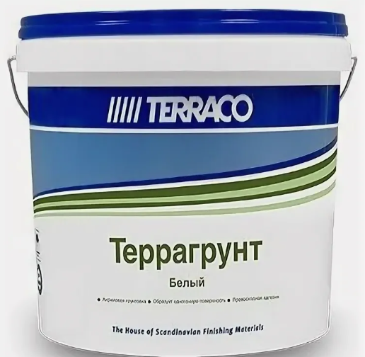 Грунтовка TERRACO Террагрунт Белый 10 кг