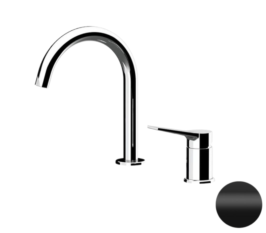 Смеситель для раковины Remer Slash SL57NO, черный матовый в строительном магазине