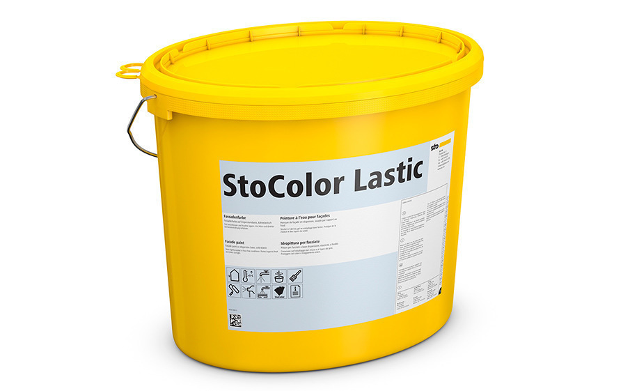 Краска фасадная StoColor Lastic (СТО) на дисперсионной основе 15л в строительном магазине